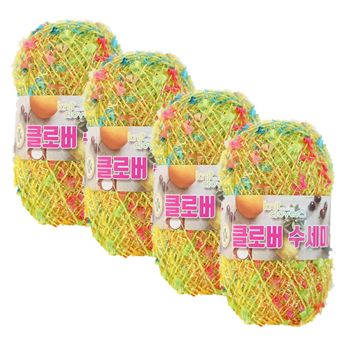 바토니팅 클로버 수세미실 80g X 4p 11,800원