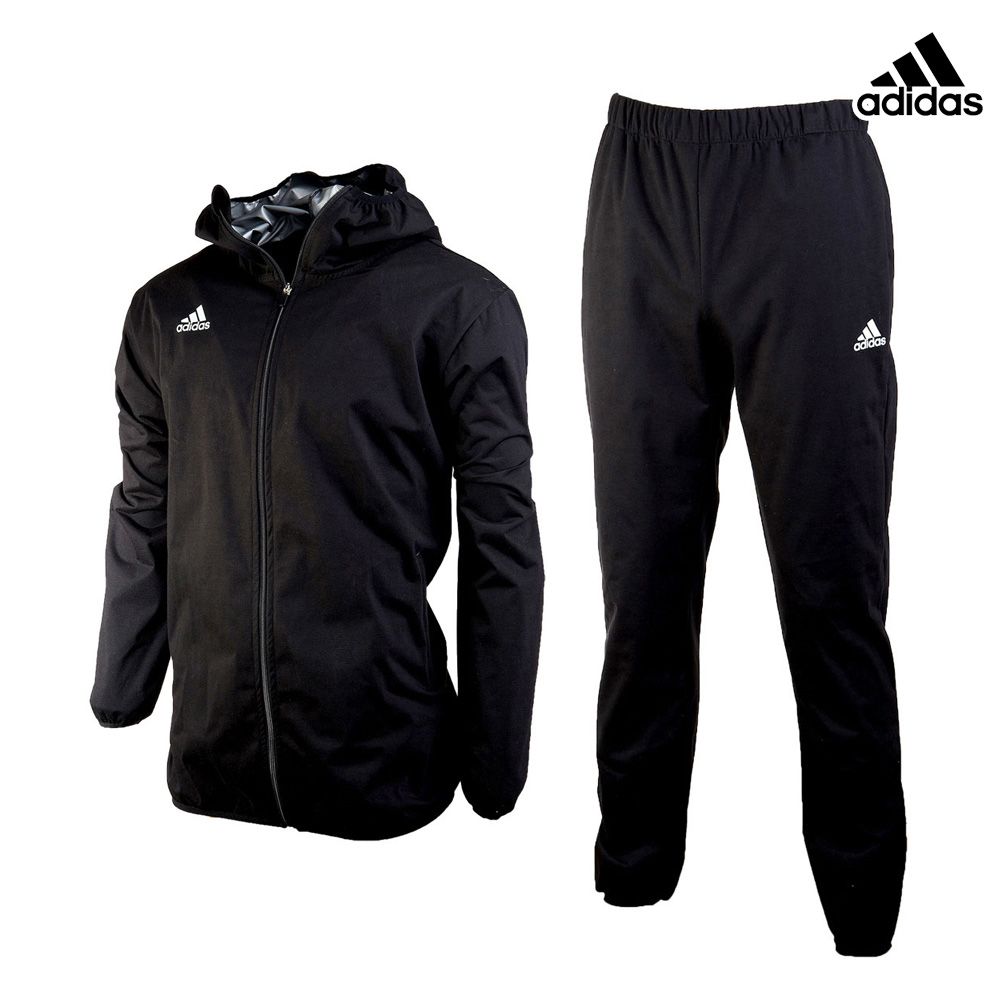 아디다스(ADIDAS) 후드 풀 집업 다이어트 땀복 세트 사우나슈트 실버코팅 98,100원