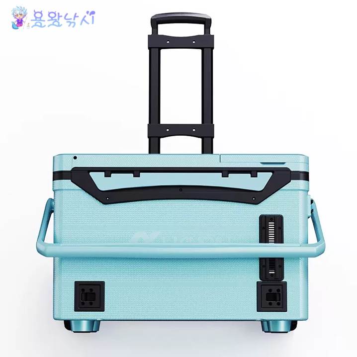 용왕낚시 낚시아이스박스의자 2023 최신출시 제품 LQ 258 40L 큰 바퀴 캐리어타입 아이스박스의자 198,000원