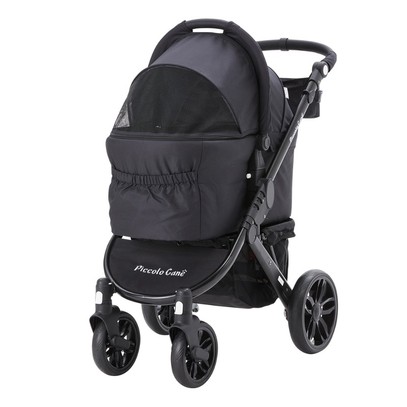 40kg 탑승 레인커버포함 피콜로카네 탄토2 블랙라인 강아지유모차 대형견 유모차 590,000원