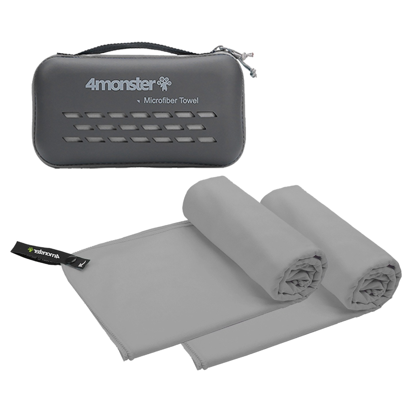 4몬스터 극세사 마이크로화이바타월 라지 2p + EVA 케이스 세트 45,920원
