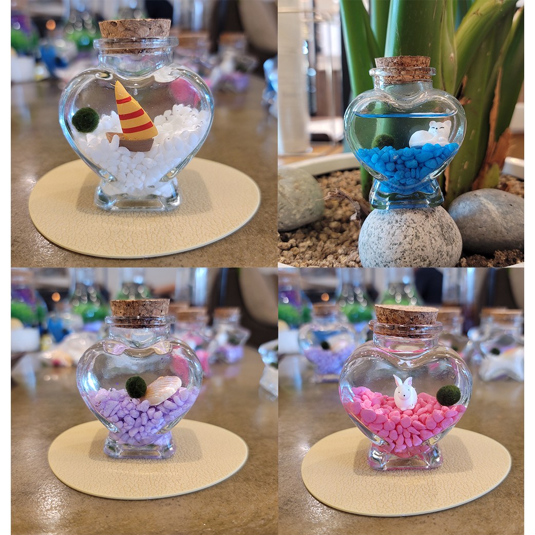 마리모키우기 국산 DIY 별,하트 미니유리어항 8,900원