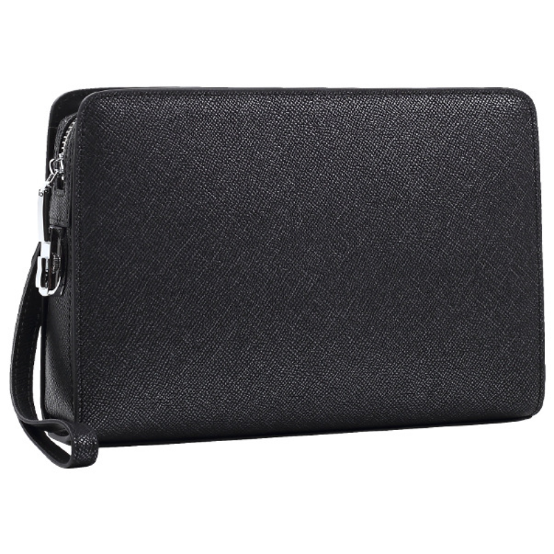 Mimi Market 남성용 고급 소가죽 클러치백 보안 잠금장치 달린 손가방 SE8083 79,000원