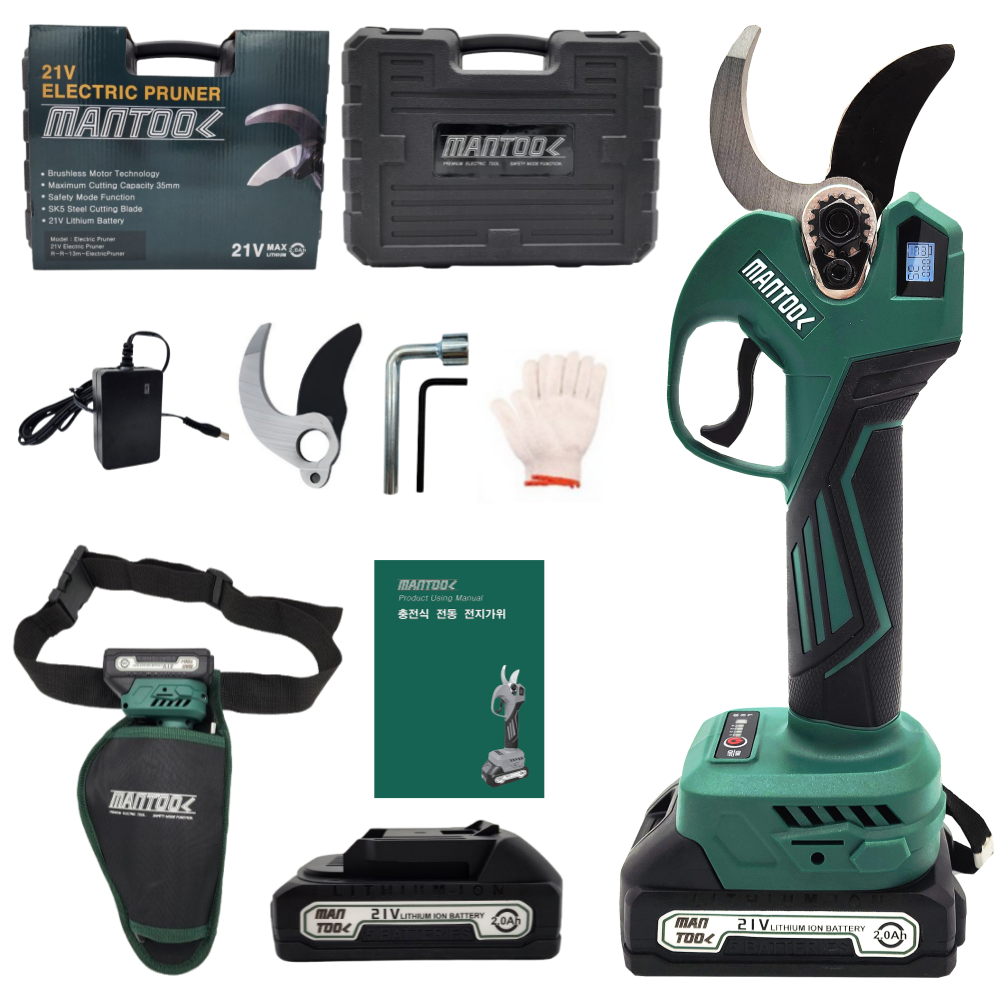 MANTOOL 충전식 전동 전지 가위 전동가위, 1개 180,000원