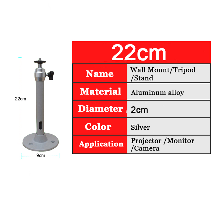 Salange 미니 프로젝터 벽 마운트 스탠드 천장 브래킷 거치대 YG300 J15 HY320 LED DLP DV 보안 카메라용 10,900원