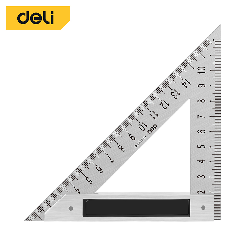델리 스틸 삼각자 눈금자, 1개 14,800원