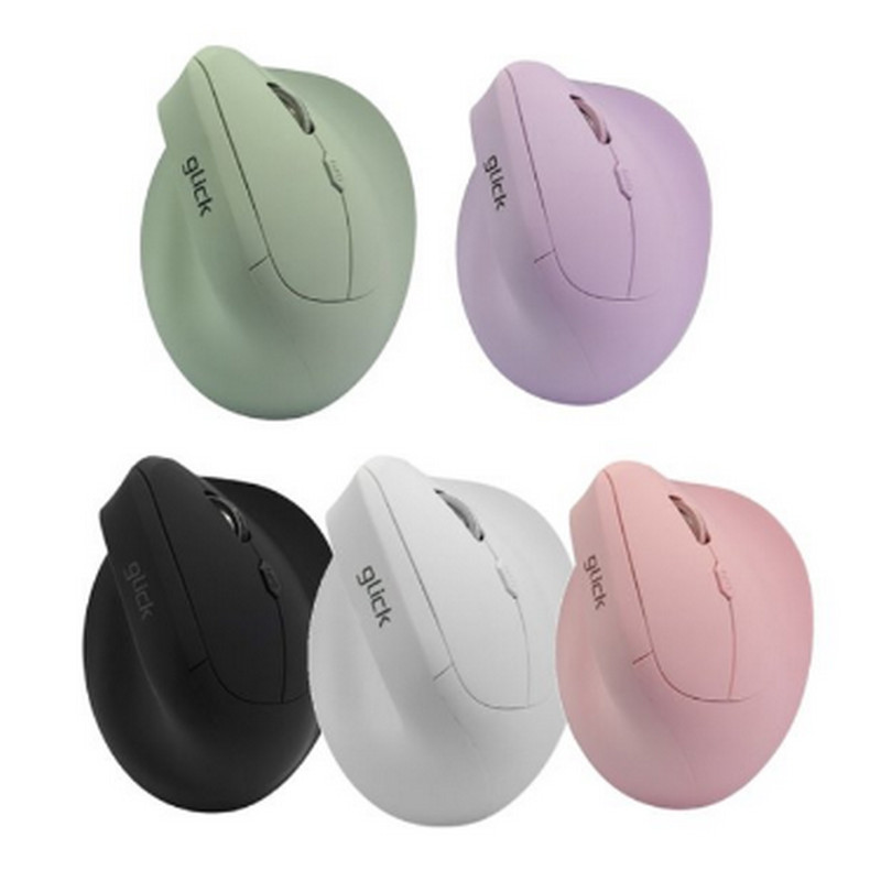 지클릭커 손목보호 버티컬 무소음 인체공학 블루투스 무선마우스, 그린 18,750원