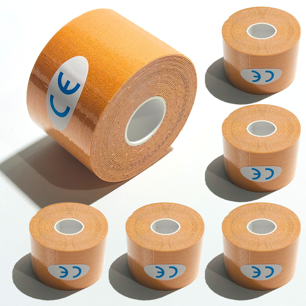 MehrWert 키네시올로지 근육 스포츠 테이핑 테이프, 오렌지, 6개입 17,500원