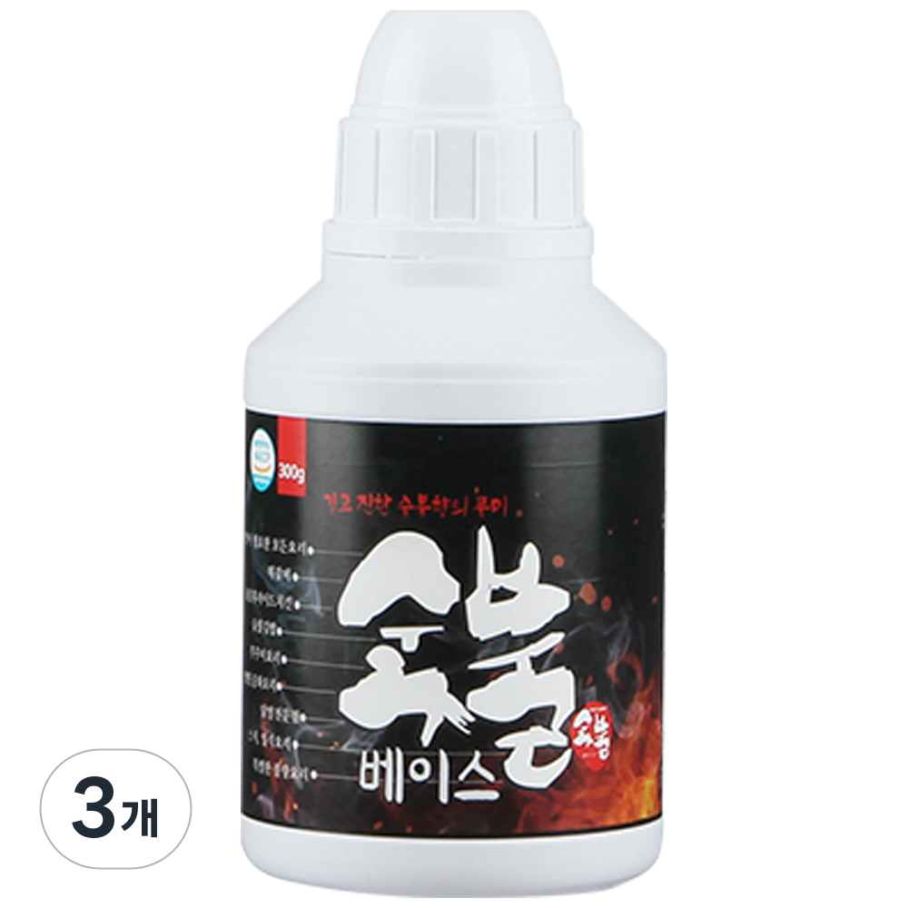집에서도 불향 제대로! 숯불베이스 양념소스 업소용 대용량, 300g, 3개 88,000원