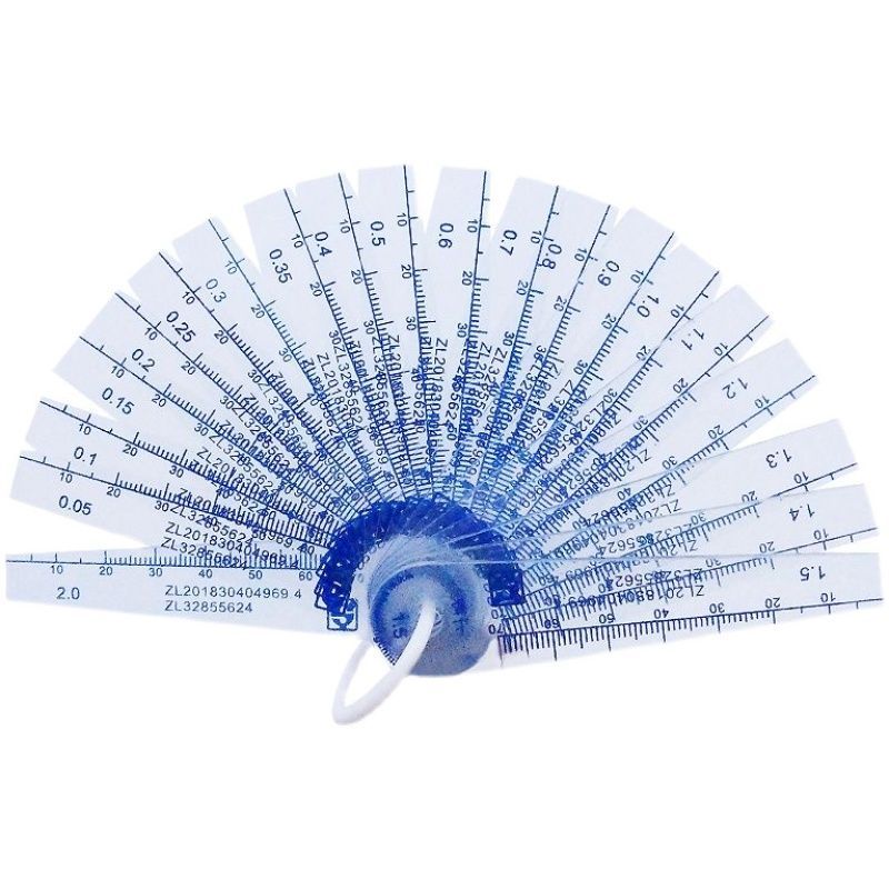 플라스틱 틈새게이지 측정자 두께 투명 용접갭자 간격 도구 산업용 10,900원