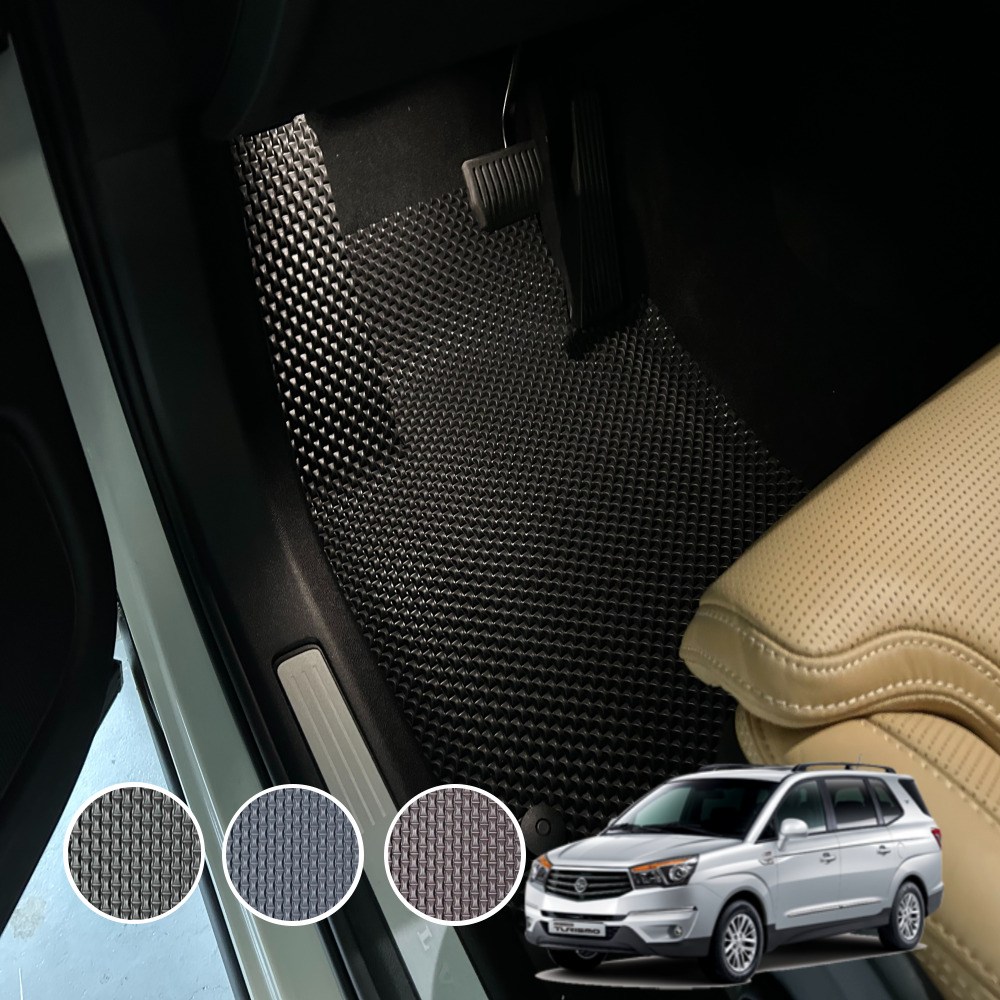 코란도투리스모 체인 카매트 전차종 자동차 발매트 발판 블랙 1열 운전석+조수석 608,000원