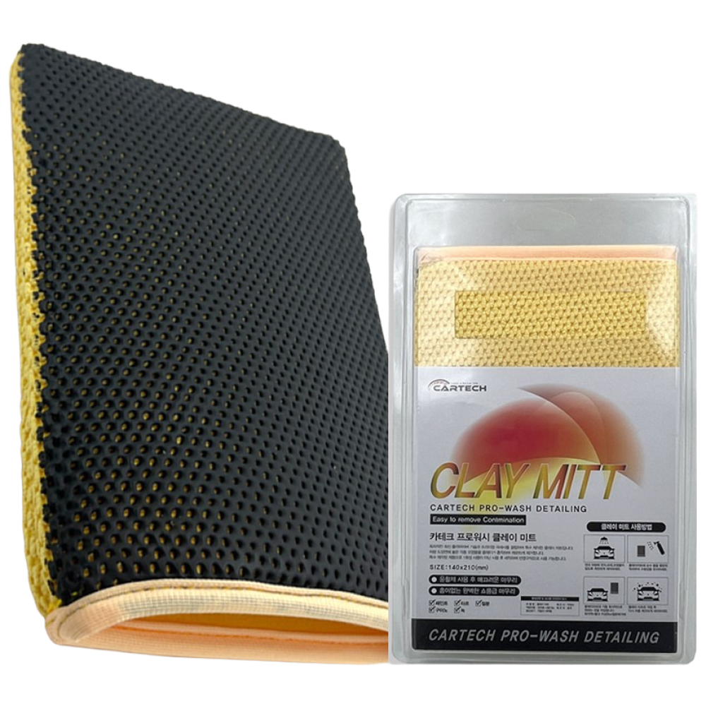 카테크 프로 워시 자동차 낙진 타르제거 클레이 3.0 미트, 1개 18,800원