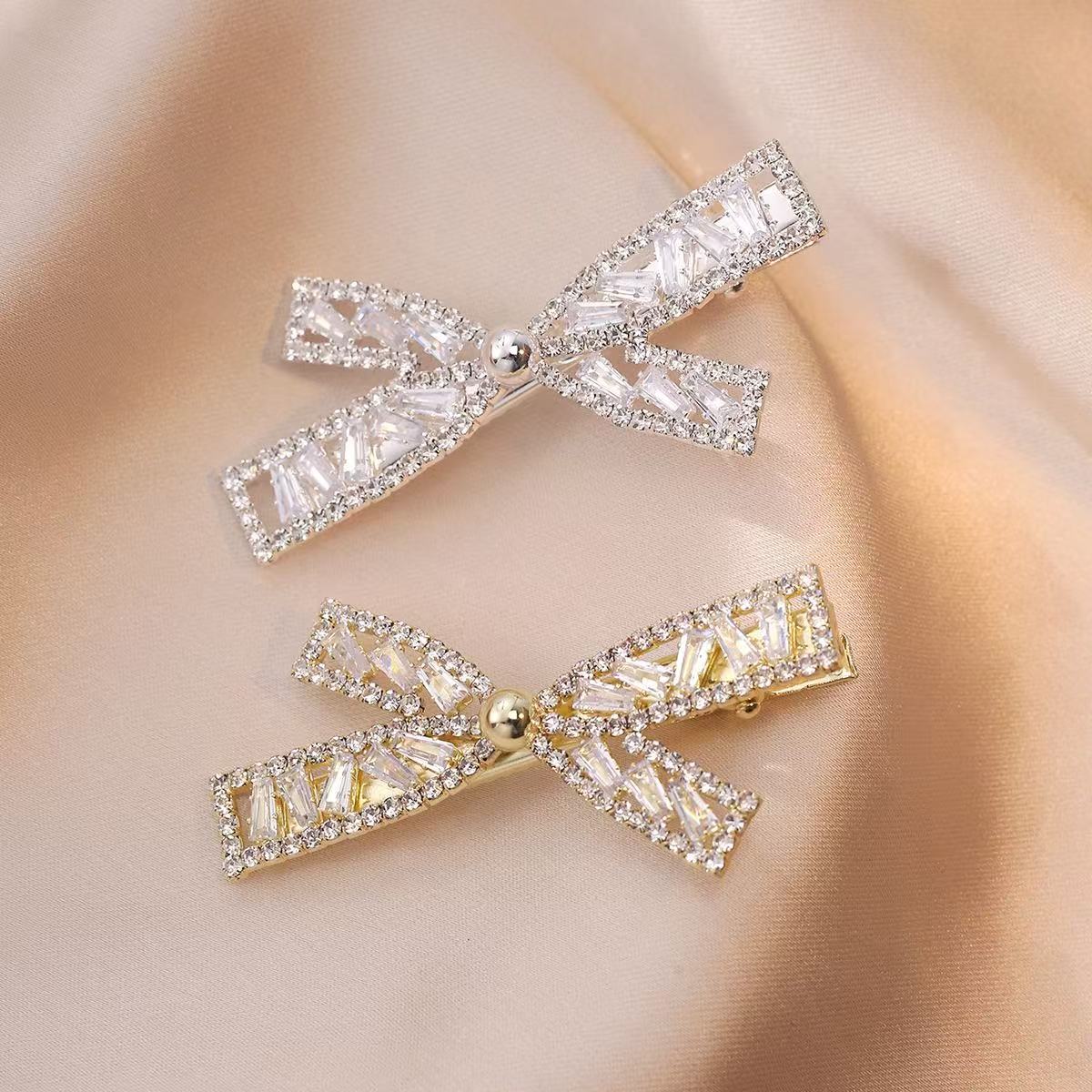 핫몰 큐빅 집게핀 리본 머리핀 미니 헤어핀 1+1 9,900원