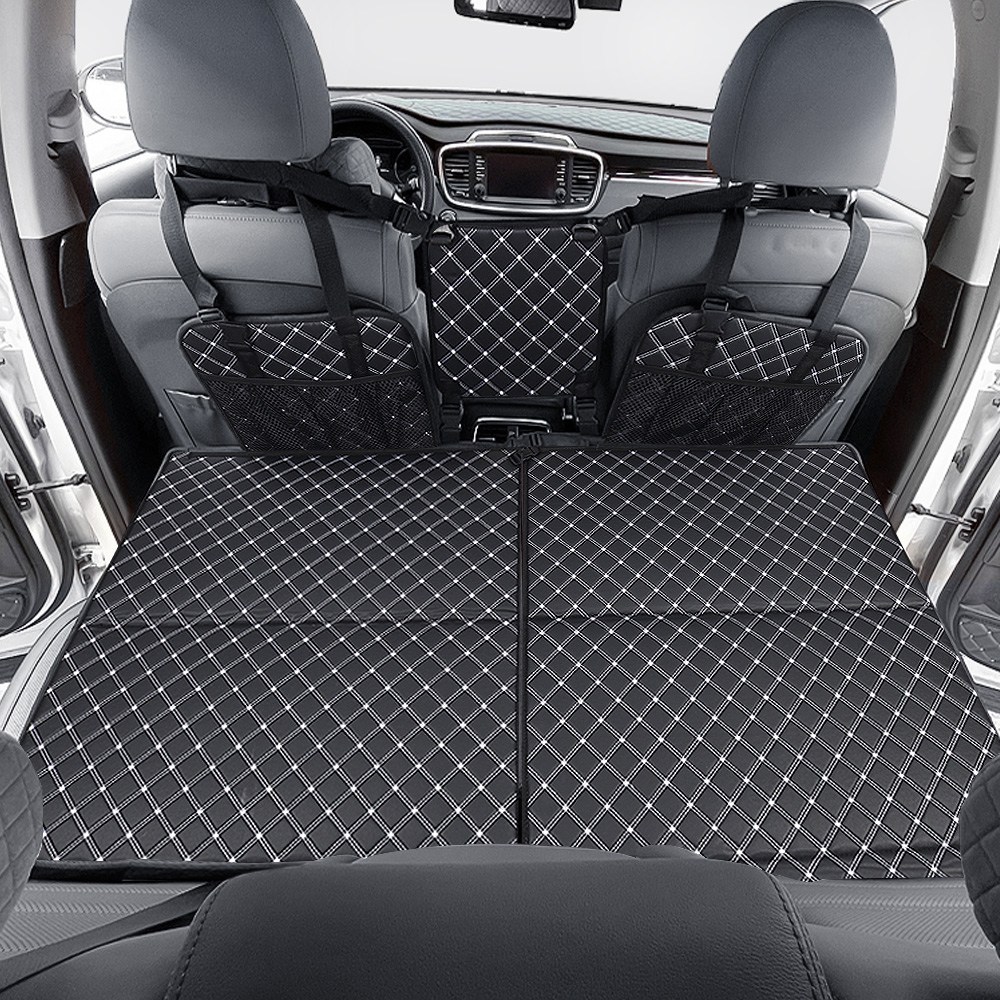 GMZMOTORS 자동차 차박 매트 차량용놀이방매트 4단 다용도 뒷좌석 차량용 평탄화 퀼팅가죽 리무진 바닥매트 78,900원