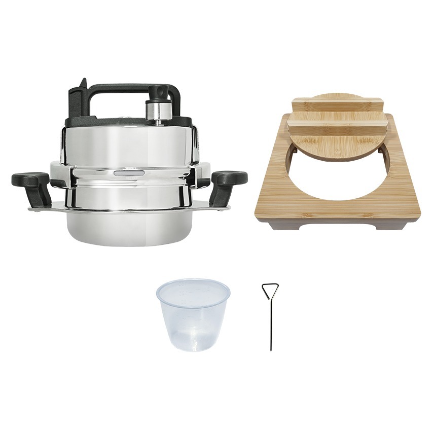 참좋은현상 5분 바로밥 누룽지 가마솥 미니압력솥 세트 2인용, 실버, 1개, 800ml 88,980원