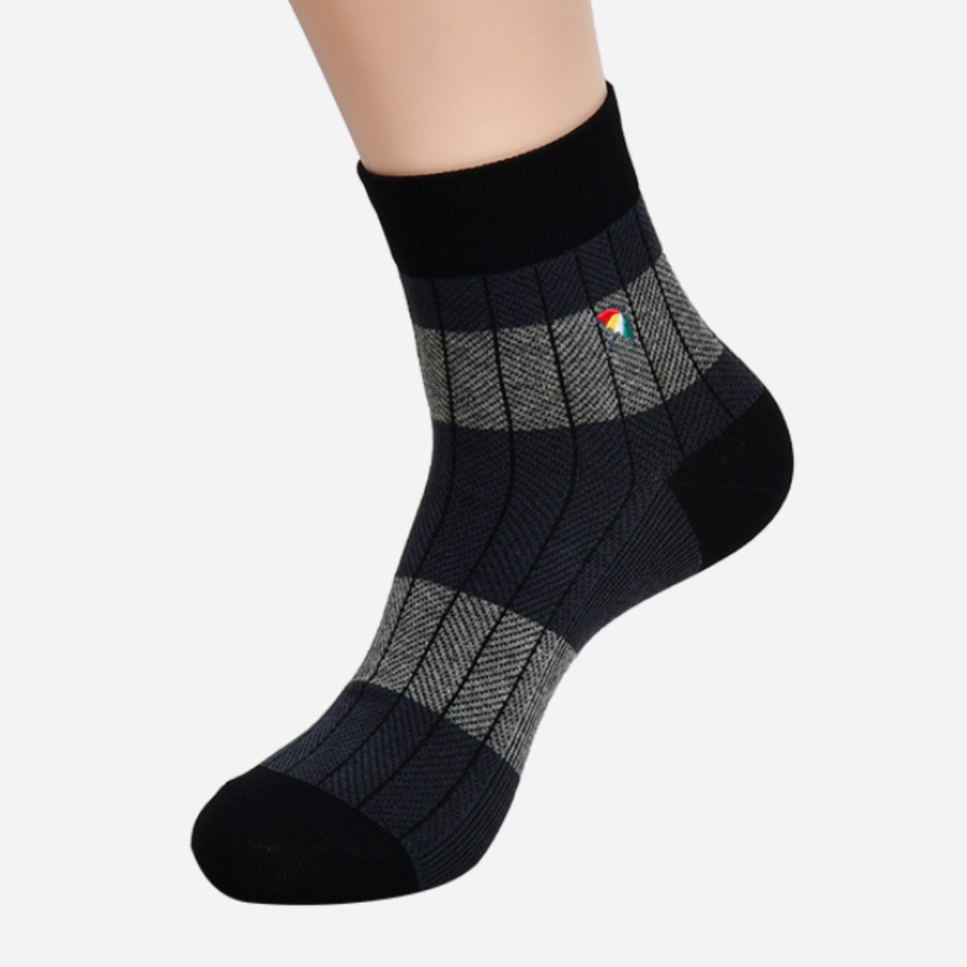 홈컴퍼니 아놀드파마 남성용 정장 캐주얼 링글 패턴 면양말 5켤레 38,300원