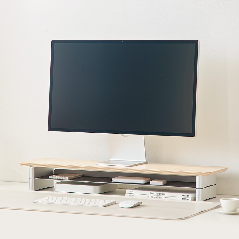 일리안 원목 프리미엄 모듈러 모니터 받침대 Medium 싱글 129,000원