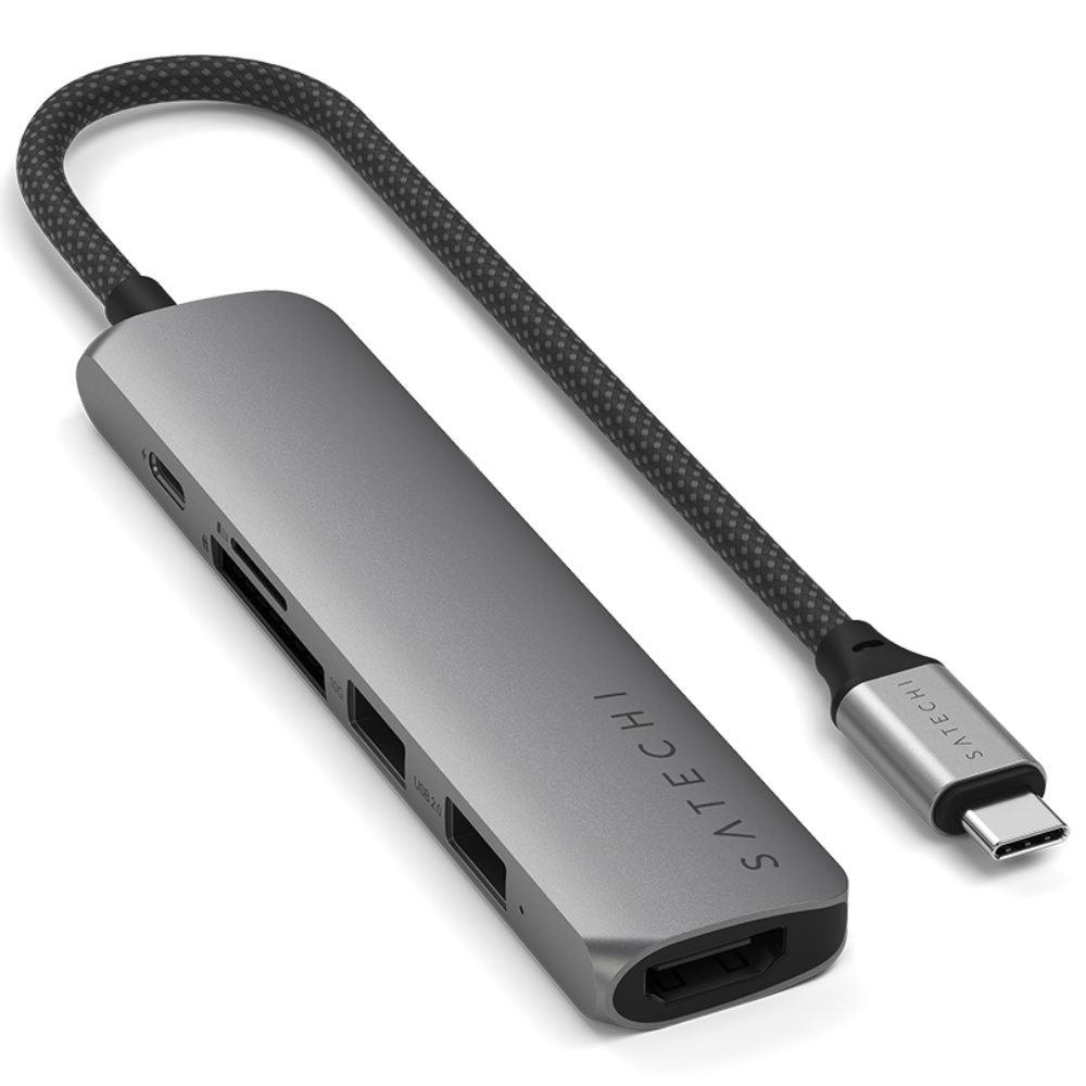 사테치 C타입 6in1 알루미늄 초슬림 멀티 허브 10Gbps, 1개 69,800원