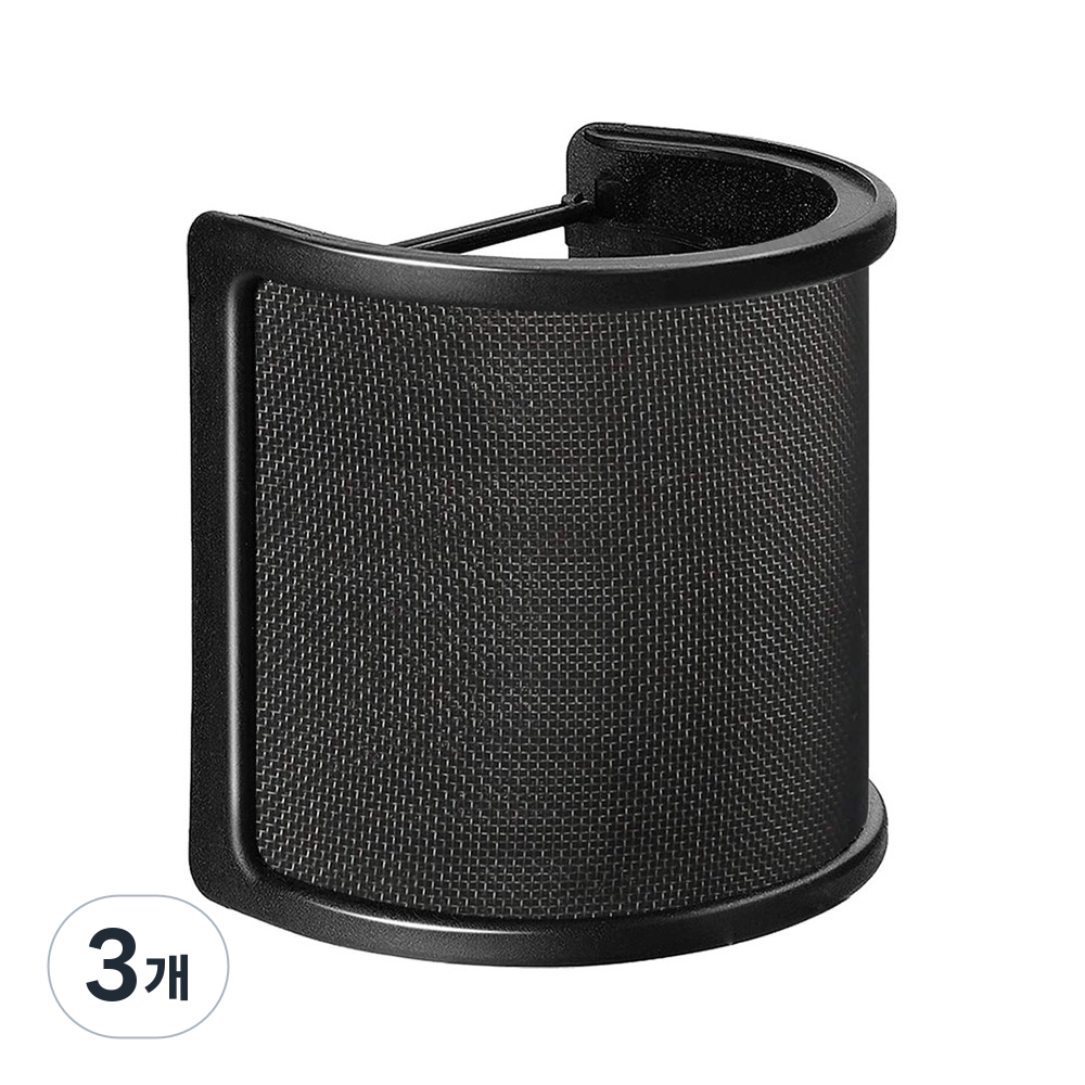 베이직기어 3중 레이어 마이크 팝필터, BG-MPF3, 블랙, 3개 37,050원