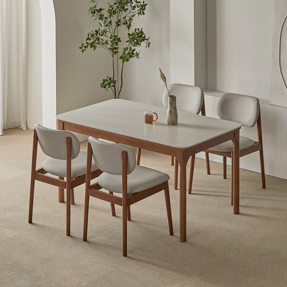 파로마 채튼C 통세라믹 원목식탁 + 의자세트 4인 방문설치 544,630원