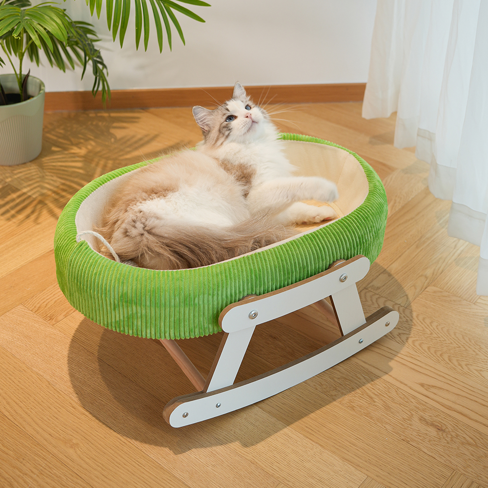칠시 고양이 우드락 흔들 소파, 그린, 1개 32,900원