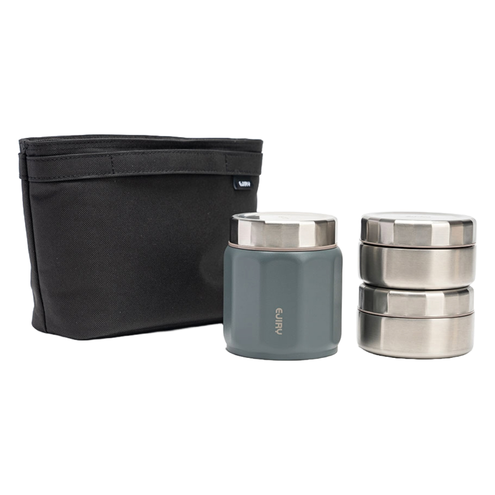 에지리 텐글 스텐316 런치박스 4p 세트, 차콜, 1개 48,000원