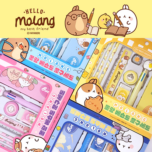 [iwoori] 6000몰랑 베스트 문구세트 필통 필기구 종합세트 최신버전, 블루계열, 1개 6,600원