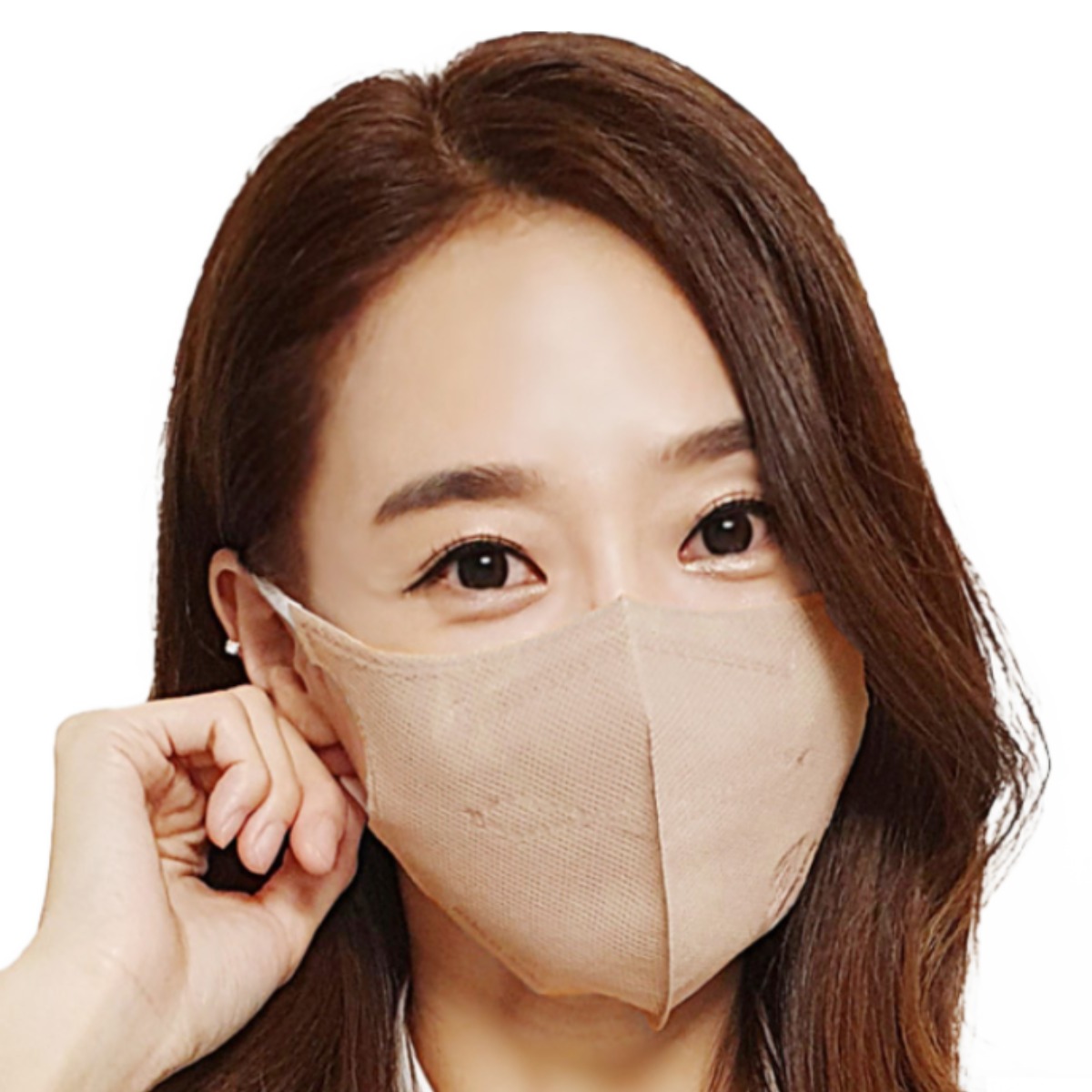 시노텍스 베이지 귀편하고 숨쉬기편한 국내 자체생산 국산 ePTFE 필터 프리미엄 마스크, 1개입, 100개, 베이지 70,000원