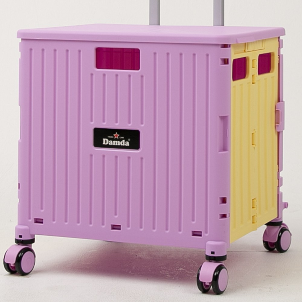 트렌드컨테이너 접이식 폴딩카트 4바퀴 특대형 65L, 현재가 35,850원