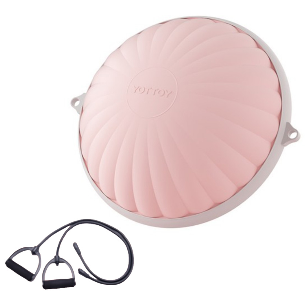 YOTTOY KOREA 요토이 고급형 프리미엄 보수볼 밸런스볼 필라테스 요가 임산부 전신운동 하프 반짐볼 사이드밴드2P 튜빙밴드 포함 74,500원