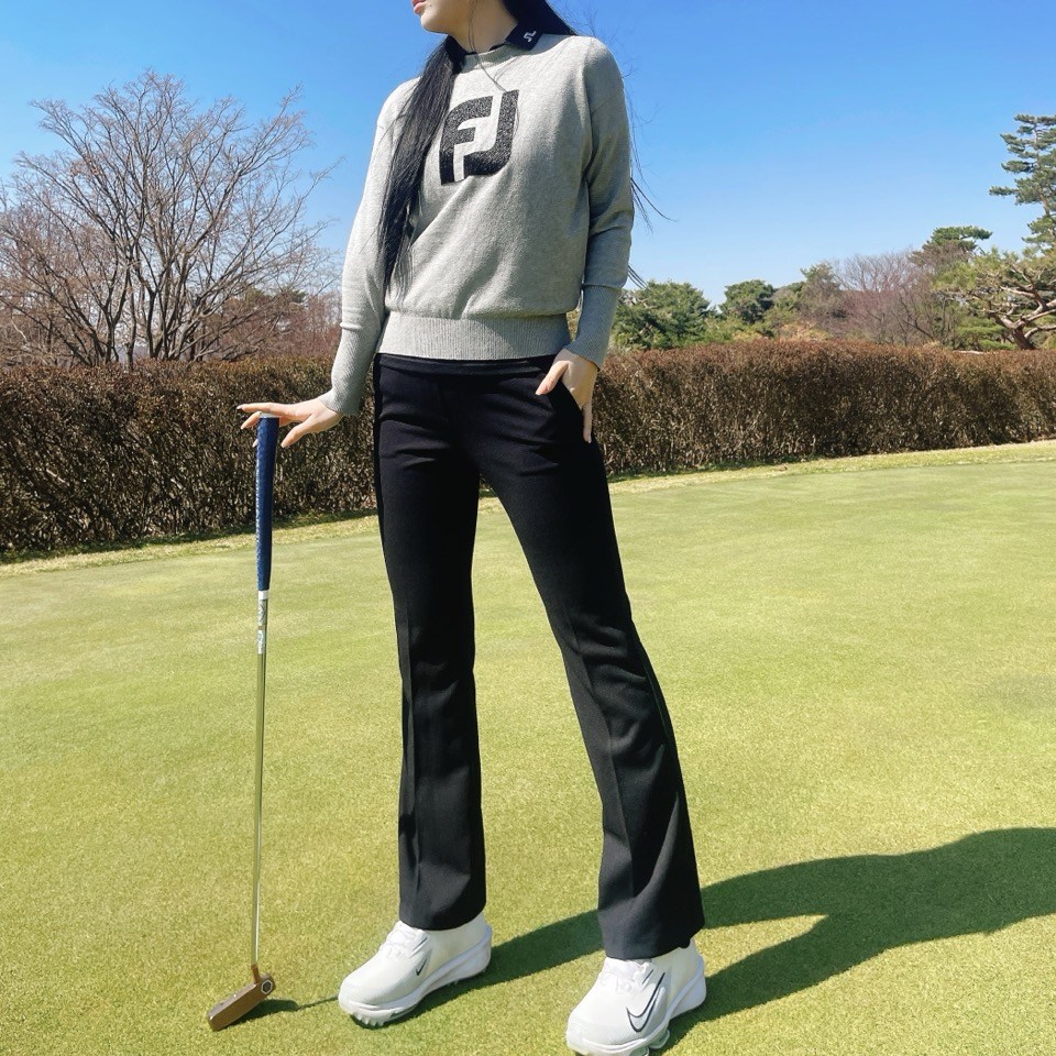 여성 부츠컷 골프바지 넓은밴딩 바지 뱃살커버 팬츠 빅사이즈(55-99) 골프연습복 사계절 간절기용 39,900원