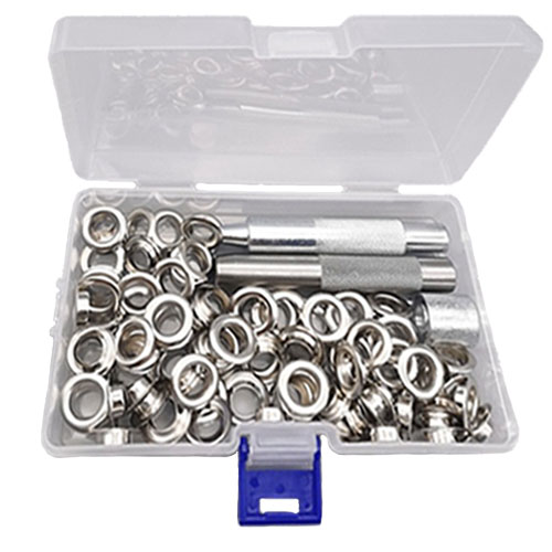 10mm 아일렛세트(장식, 펀치, 우찌몰드) 내경10mm x 18mm 골드 실버 앤틱 블랙 가방장식 하도메, 1개 14,980원