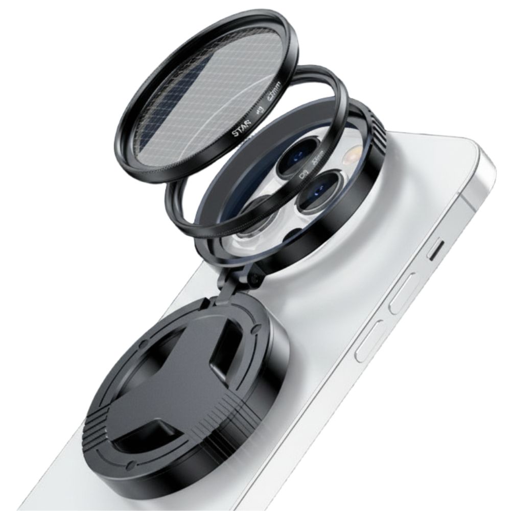 리젬톤 휴대폰 스마트폰 카메라 가변 nd필터, 1개, 블랙 21,000원