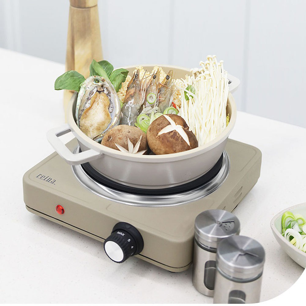 레이나 1구 핫플레이트 RI-1505 세라믹 코팅 1구 전기레인지 전기곤로 19,900원