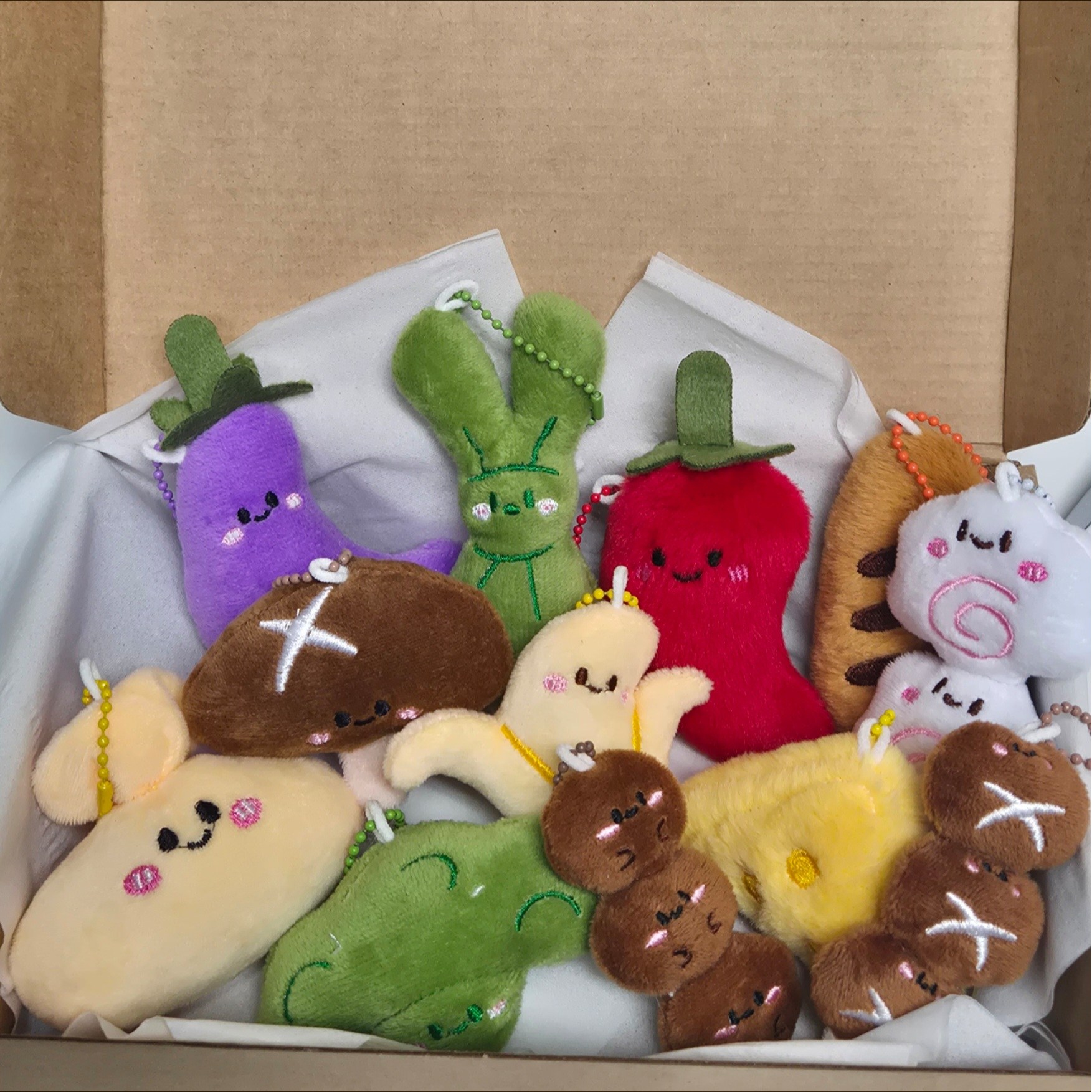 도르멍 냠냠 음식 키링 세트 (12p)귀여운 가방키링 인형키링 18,000원