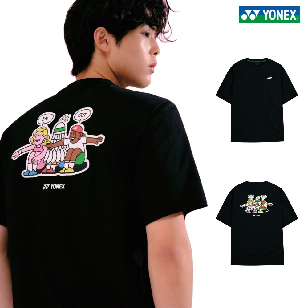 요넥스 남자 여자 공용 오버빗 반팔티 253TS042U 39,090원