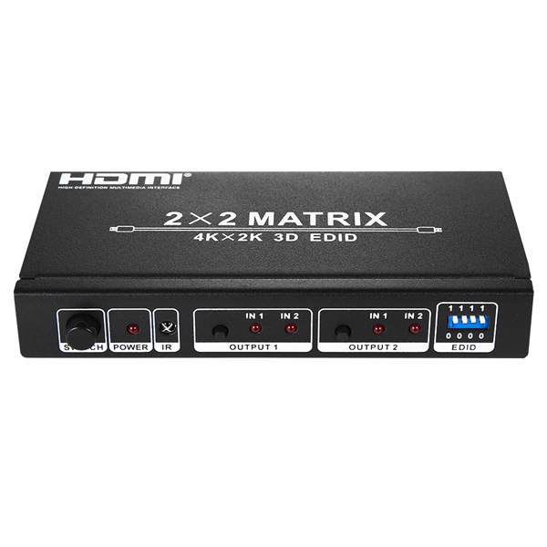 NEXT-2202HDM 2x2 HDMI 매트릭스 스위치,4K UHD, 상세페이지 참조, 1개 43,500원