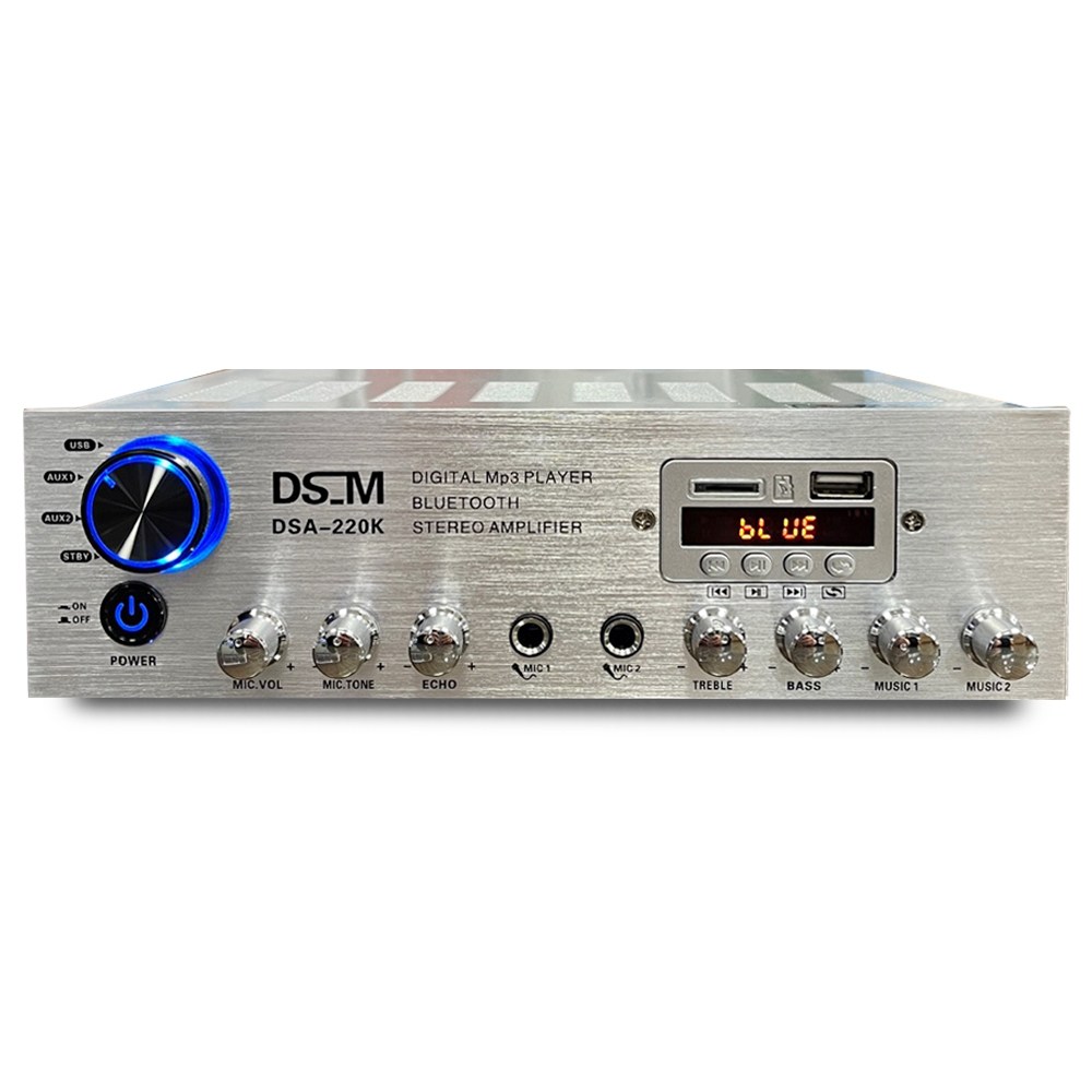 REX-202 매장용앰프 미니앰프 블루투스앰프 2채널 앰프 카페 업소용, DSA-220k 69,000원