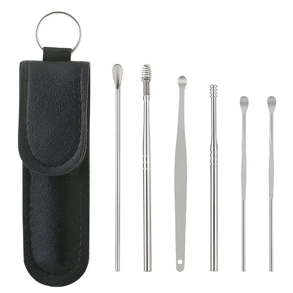 한솔템 귀이개 세트 6p 블랙, 1개 3,900원