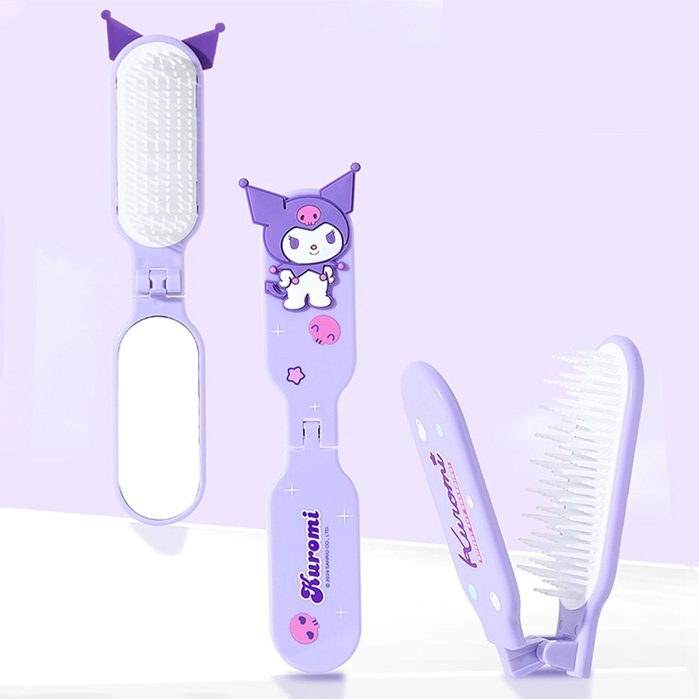 산리오 캐릭터 길쭉 입체 빗거울 세트 슬림형 휴대용 손거울 시나모롤 마이멜로디 쿠로미 단체 선물 2,900원