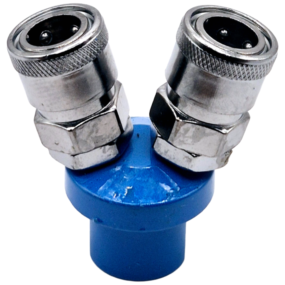 콤프레샤 에어카플러 2구 매니폴드 커플러 SMV, 1개 9,500원