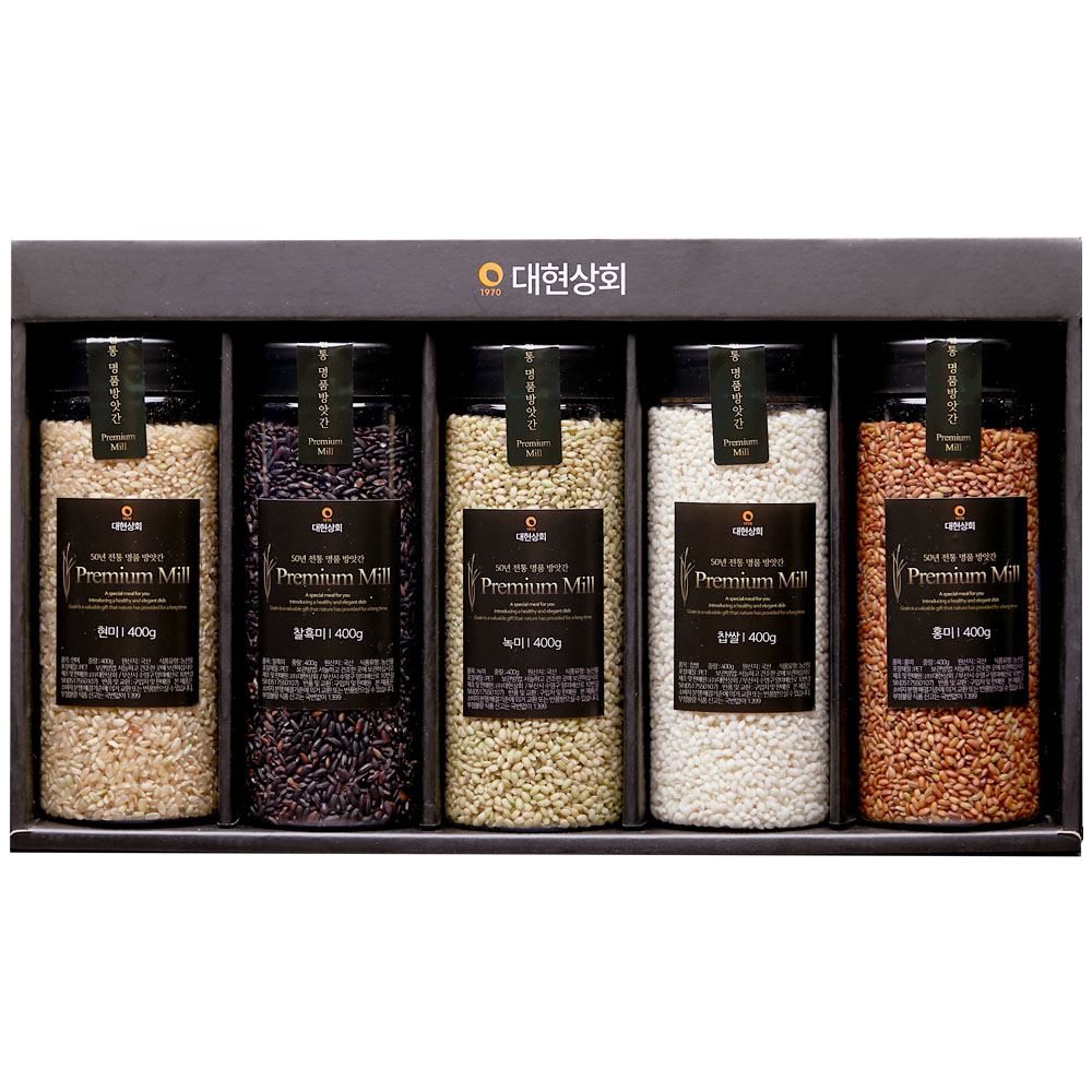 50년전통대현상회 국산 유색미 5종 선물세트, 1개, 400g 32,900원