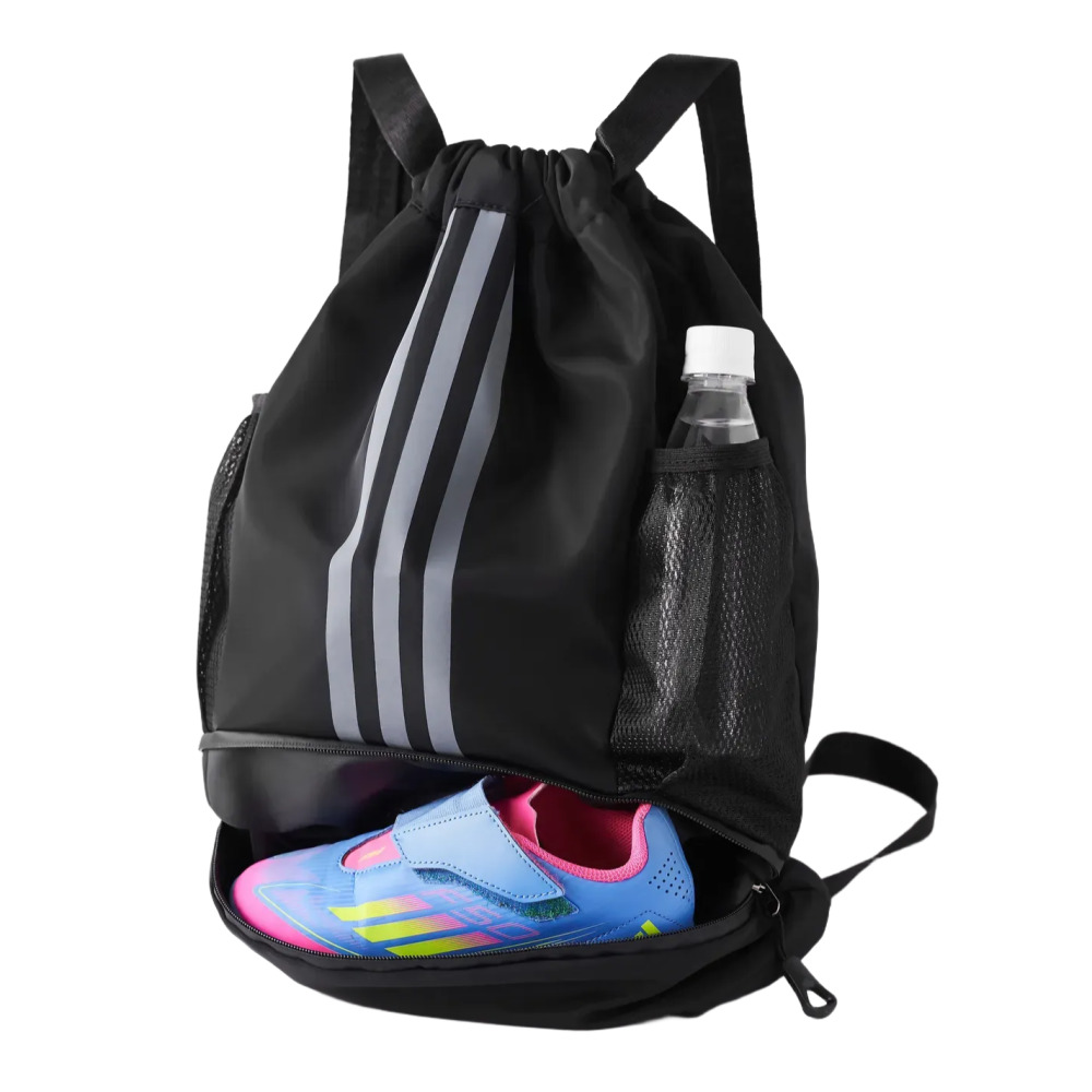 퓨어베어스마켓 멀티볼가방 축구공 운동화 수납 공가방, 검정색 17,900원