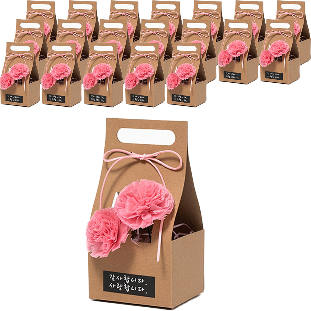 민화샵 종이 카네이션 바구니 만들기 FDOPP0443, 20세트, 크라프트 34,000원