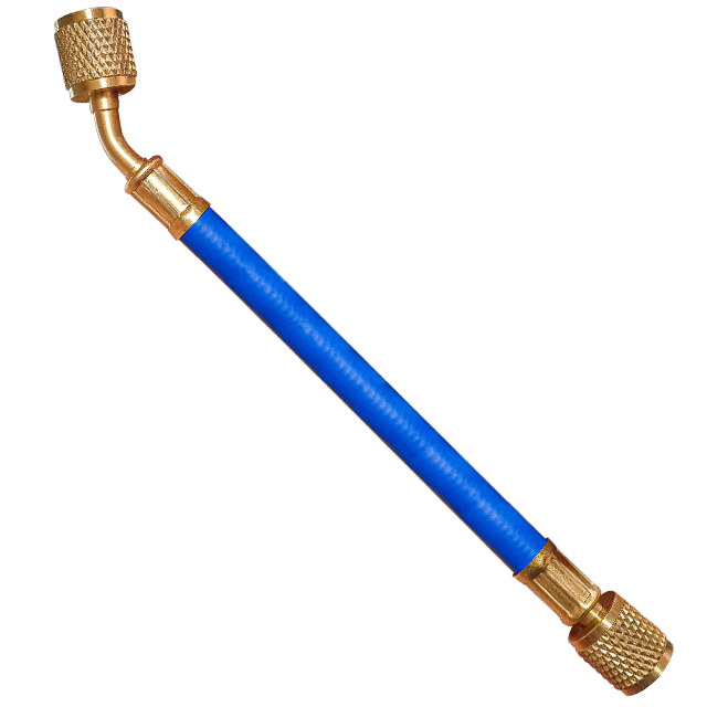 드니착 미니 매니폴드 게이지 꺾임 호스 구냉매 ㄱ자 파란색 R22 200mm 8,550원