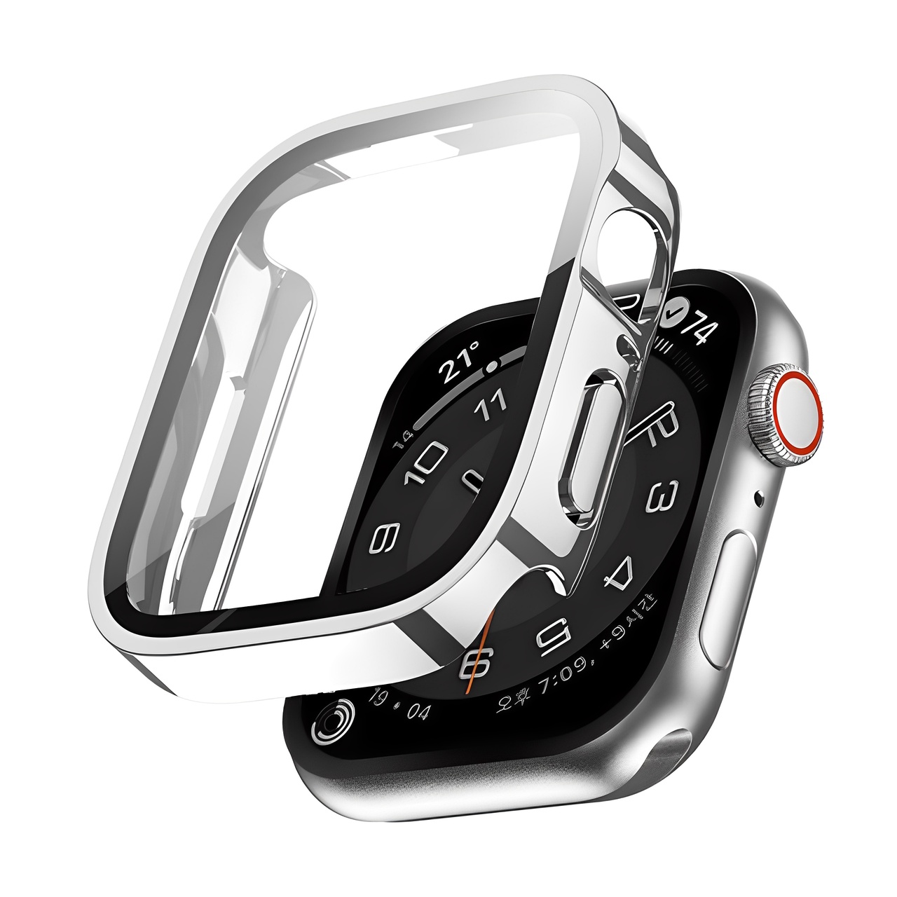 이츠라이프 애플워치 9H 스퀘어 풀커버 강화유리 케이스 40mm 6,900원