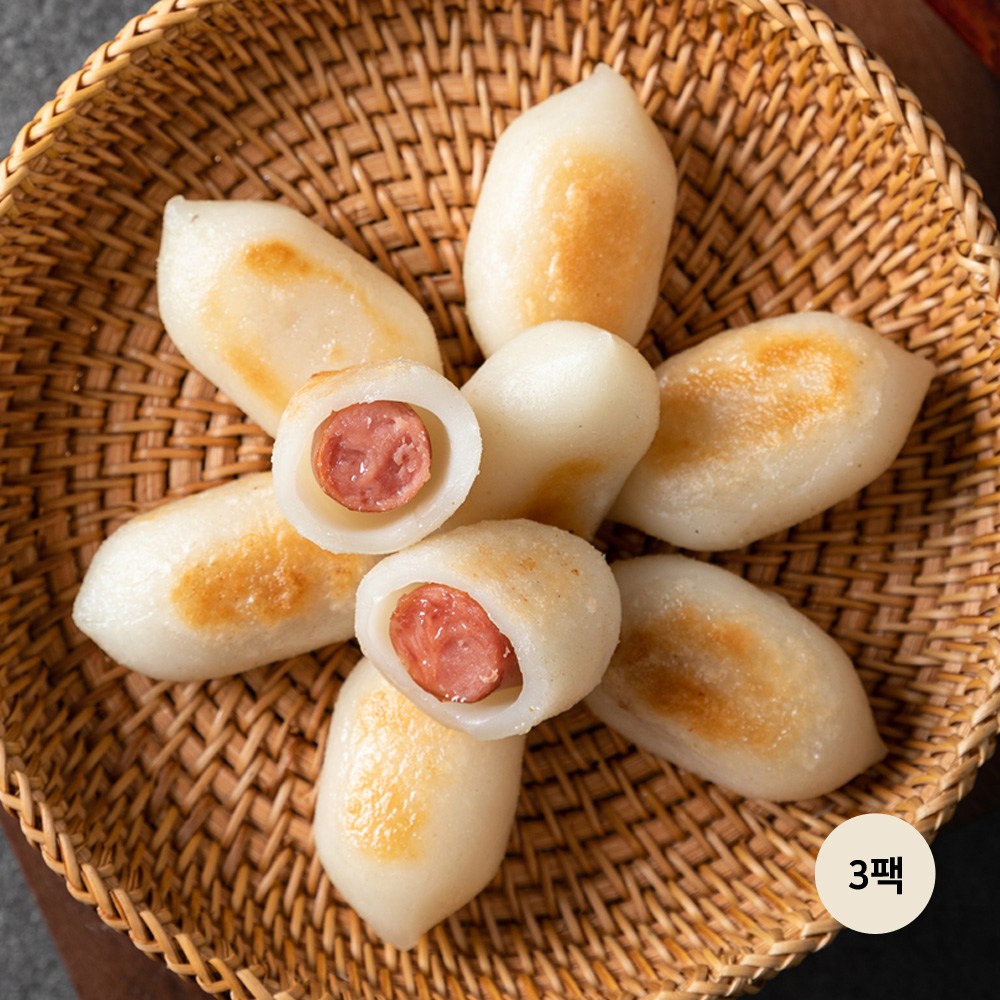 소떡 한입소떡 600g 휴게소 단골메뉴 쫄깃한 비엔나소시지 영자소떡업그레이드 무궁화푸드, 210g, 3개 35,600원