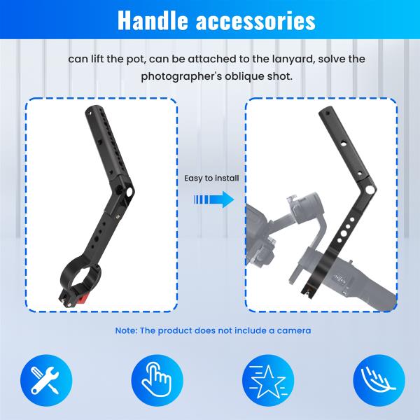 B47C 핸들 슬링 그립 넥 장착 암 Ronin S /Zhiyun Crane AK2000 짐벌 부품 액세서리 48,800원