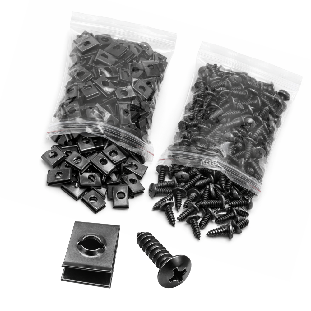 U자 클립 너트 나사 세트 자동차 패널 고정 스피드너트 판넬 브라켓 고정용 9,900원