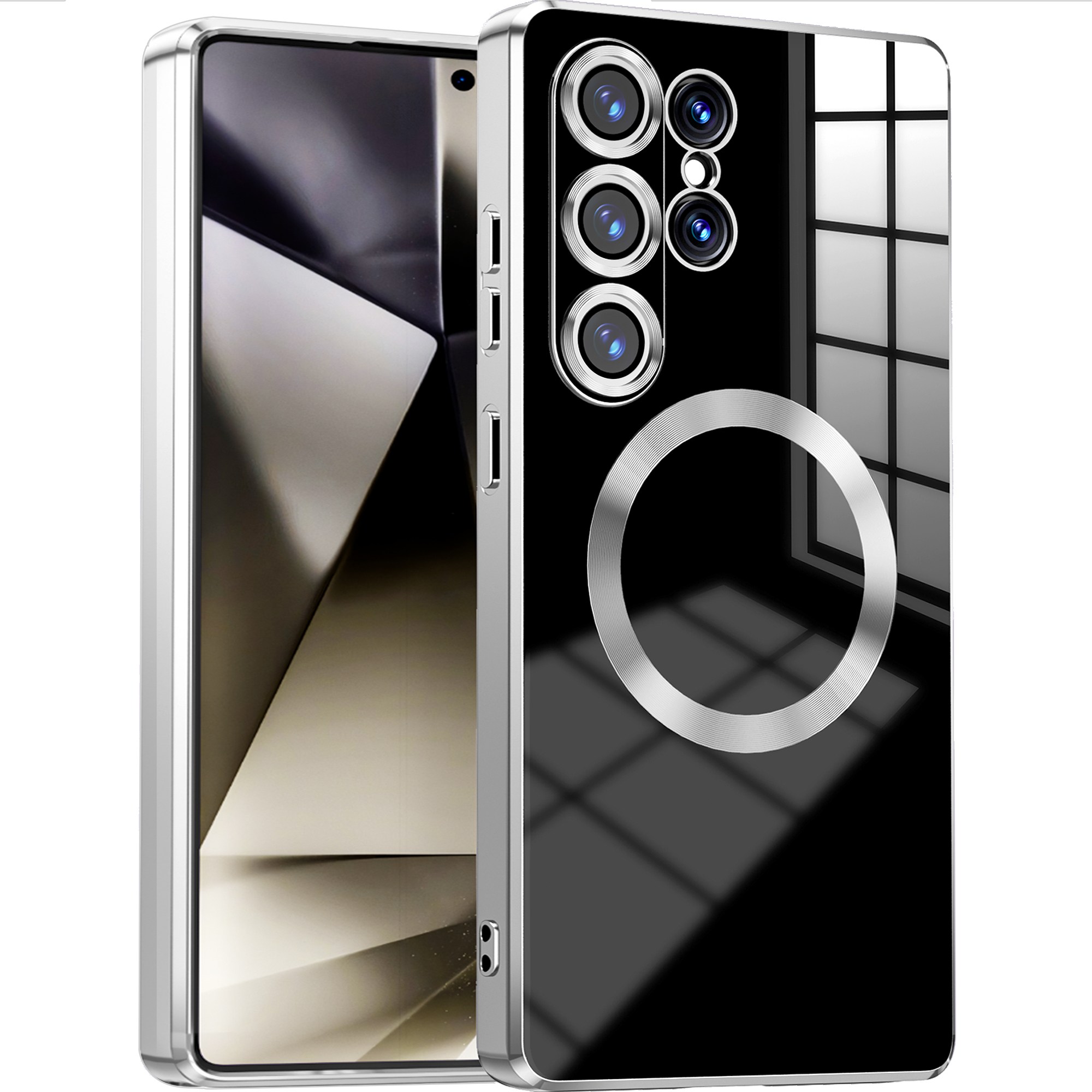 갤럭시 맥세이프 무변색 렌즈보호 풀커버 투명 케이스 12,900원